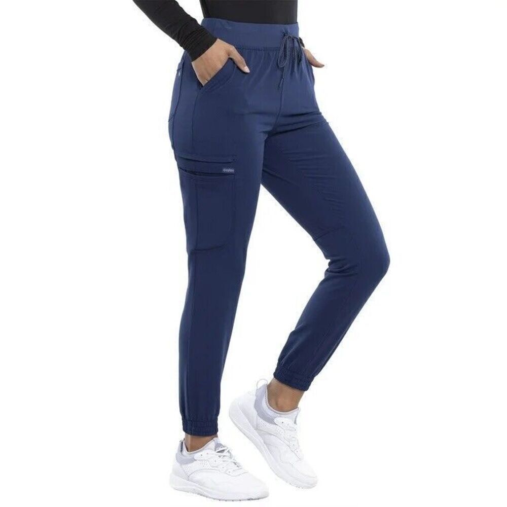 Cherokee Euphoria Womens Scrubs Large‎ Petite Pants Mid Rise Jogger CK260A 25.5”